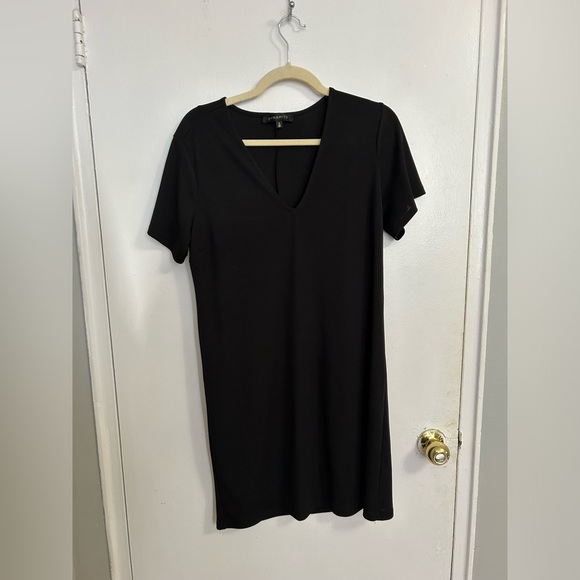 Dynamite Black Ribbed Dress - Size Medium - Picture 1 of 6